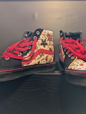 Custom Stranger Things Vans High-Top Sneakers